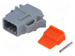 Connector: wire-wire | ATM | plug | female | Size: 20 | 22AWG&divide;16AWG | 7.5A