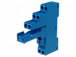 Socket | 10A | 250VAC | Mounting: DIN | Leads: screw terminals | IP20