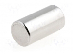 Magnet: permanent | neodymium | &Oslash;8x15mm | NdFeB | 1150mT