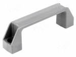 Handle | Mat: technopolymer (PA) | grey | H: 41mm | L: 137mm | W: 26mm