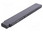 Folding ruler | L: 2m | Colour: black