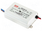 Power supply: switched-mode | LED | 25.2W | 15VDC | 1.68A | 90&divide;264VAC