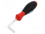 Screwdriver | Allen hex key | angular | HEX 6mm | Series: SoftFinish&reg;
