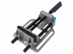 Machine vice | Jaws width: 100mm | Jaws opening max: 100mm