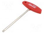 Wrench: hex key | spherical | HEX 6mm | Overall len: 182mm
