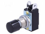 Switch: push-button | Pos: 2 | SPST | 3A/125VAC | ON-(OFF) | 1000M&Omega; | SB
