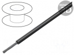 Wire | HookUp Wire | stranded | Cu | 16AWG | PVC | black | 600V | 305m