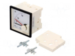 Ammeter | on panel | I AC: 0&divide;150A | Class: 3 | 300V | BA27 | 72x72x64mm