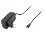 Power supply: switching | mains,plug-in | 5VDC | 2A | 10W | 81.27% | POSB
