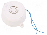 Sound transducer: piezo signaller | 3.5kHz | Sound level: 110dB