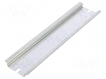 DIN rail | steel | zinc | L: 146mm | W: 35mm | TS35