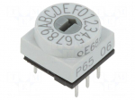 Encoding switch | HEX/BCD | Pos: 16 | THT | Rcont max: 80m&Omega; | P65
