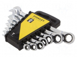 Wrench-set | rattle,combination spanner | 7pcs.
