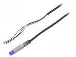 Sensor: inductive | OUT: PNP / NO | 0&divide;4mm | 10&divide;30VDC | M8 | 2m | IP67