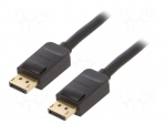 Cable | DisplayPort plug,both sides | PVC | DisplayPort 1.2 | Len: 1m