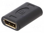 Adapter | DisplayPort socket,both sides | DisplayPort 1.4 | black
