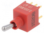 Switch: toggle | Pos: 2 | DPDT | ON-ON | 0.4A/20VDC | Leads: flat pin | TST