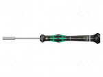 Screwdriver: precision | 6-angles socket | Blade length: 60mm