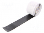 Tape: self-amalgamating | black | 50.8mm | L: 3m | Thk: 1.65mm | -30&divide;90&deg;C