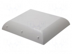 Fan: AC | roof | 230VAC | 1000m3/h | 72dBA | ball | IP44 | 400x350x102mm
