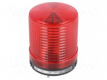 Signaller: lighting | flashing light | red | S80 | 24VDC | IP44 | 216mA