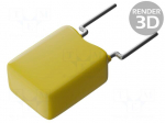 Capacitor: ceramic | MLCC,monolithic | 4.7uF | 50V | X7R | &plusmn;10% | THT