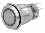 Switch: vandal resistant | Pos: 2 | SPDT | 0.5A/220VAC | 1A/24VDC | IP67