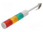 Signalling column | red/amber/green | LED | 24VDC | IP44 | ST56L | ABS