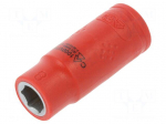 Socket | insulated,socket spanner | HEX 8mm | 1/4" | ElectricVario