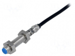 Sensor: inductive | OUT: PNP / NO | 0&divide;2mm | 10&divide;30VDC | M8 | 2m | IP67