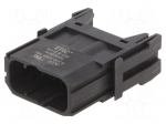 Connector: HDC | module | male | EPIC&reg; MH | PIN: 8 | 16A | 400V | crimped