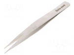 Tweezers | 120mm | universal | Blade tip shape: sharp