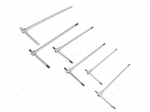 Wrench: hex key-set | Kind of handle: T | 6pcs.