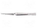 Tweezers | 165mm | Blade tip shape: rounded,shovel | universal