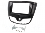 Radio frame | Opel | 2 DIN | black gloss