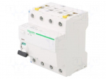 RCD breaker | Inom: 40A | Ires: 300mA | Poles: 4 | 400VAC | IP20 | 1&divide;25mm2