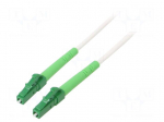 Fiber patch cord | OS2 | LC/APC,both sides | 3m | 9/125um | LSZH | green