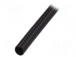 Spiral wrapping | PVC | black | L: 1m | SP | Features: flexible | -30&divide;60&deg;C