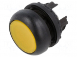 Switch: push-button | 22mm | Stabl.pos: 1 | yellow | M22-FLED,M22-LED