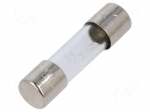 Fuse: fuse | 1.6A | 125VAC | quick blow | cylindrical,glass | 5x20mm | D1