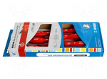 Screwdriver: insulated-set | insulated | Phillips,slot | 6pcs.