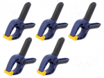 Clamp-set | universal | max.35mm | plastic | 5pcs.