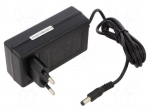Power supply: switching | mains,plug-in | 5VDC | 4A | 20W | Out: 5,5/2,1