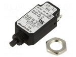 Circuit breaker | Urated: 240VAC | 48VDC | 0.15A | SPST | Poles: 1 | screw