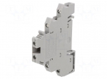 Splice terminal: rail | for DIN rail mounting | screw terminal
