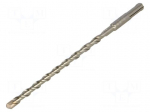 Drill bit | for concrete | &Oslash;: 8mm | L: 210mm | SDS-Plus&reg;