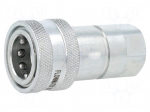 Quick connection coupling | max.300bar | G 3/8" | double-sided