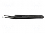 Tweezers | Blade tip shape: sharp | Tweezers len: 115mm | ESD