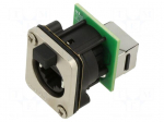 Connector: RJ45 | socket | XLRnet | Cat: 5e | with push button | 8p8c