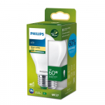 PHILIPS LED stikla 60W A60 E27 2700K matēta ultra energoefektīva spuldze 8720169187696 929003623701